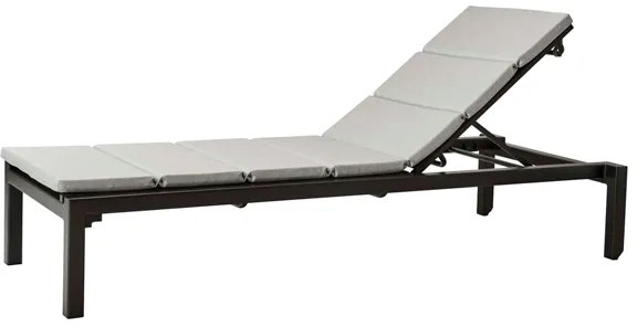 Cane-Line Relax solstol - lavagrå med hynde i lysegrå